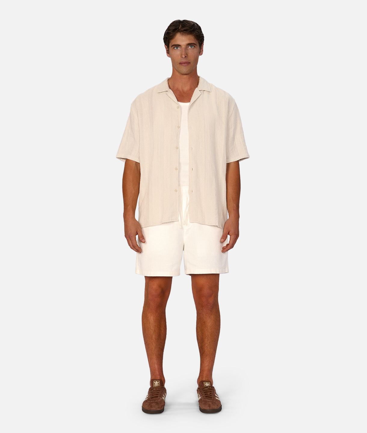 Premium Men's Short Sleeve Canvas Shirt - Classic Casual Button Down for Summer & Outdoor Activities | Breathable & Comfortable for Travel, Hiking, and Daily Wear