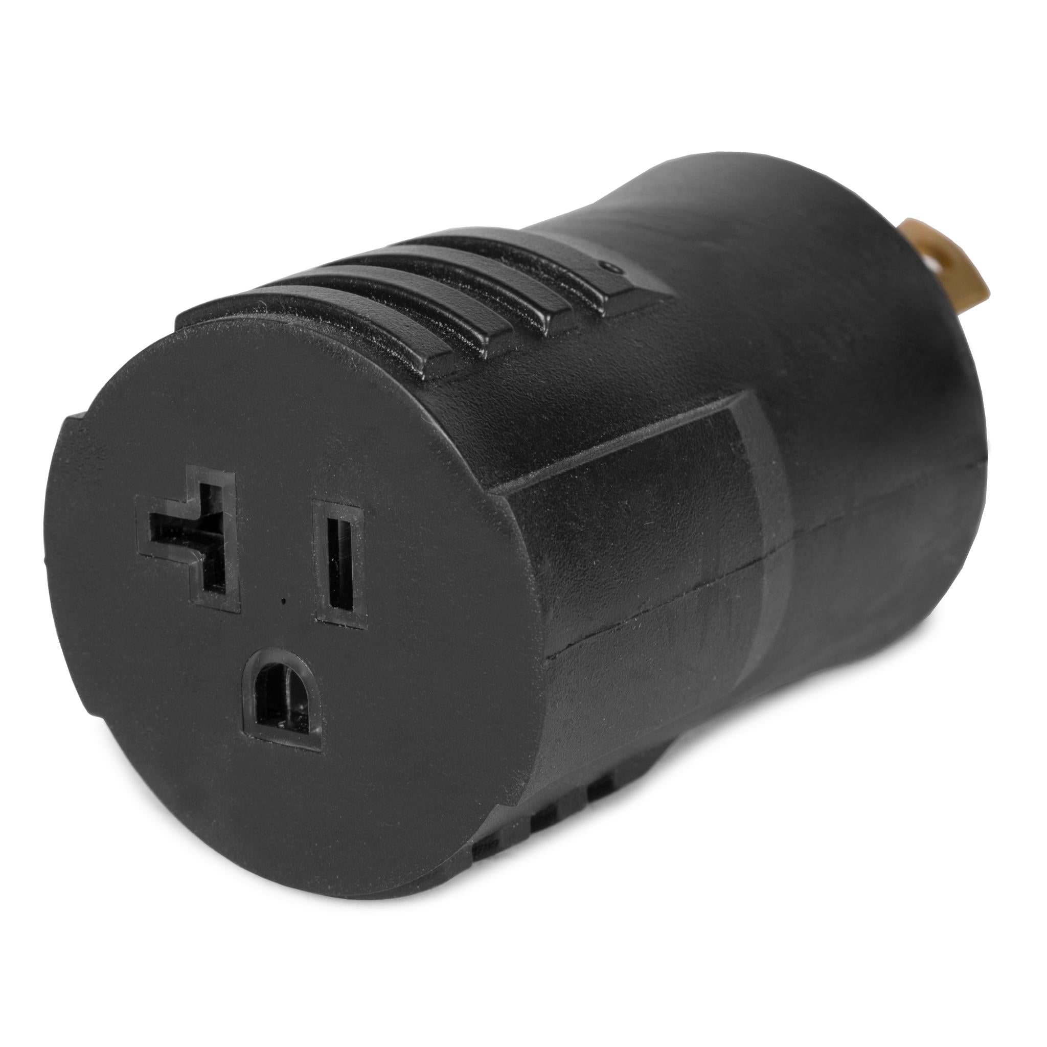 WEN GNA520 120V 30 Amp 3600 Watt RV Generator Adapter - NEMA L5-30P Twist Lock to 5-15R/5-20R Standard Outlet Converter - Perfect for RV Camping, Outdoor Power Supply & Emergency Backup