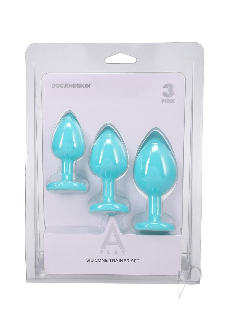 Premium Silicone Anal Trainer Set - Teal Color | Comfortable & Safe for Beginners | Perfect for Relaxation & Intimate Play