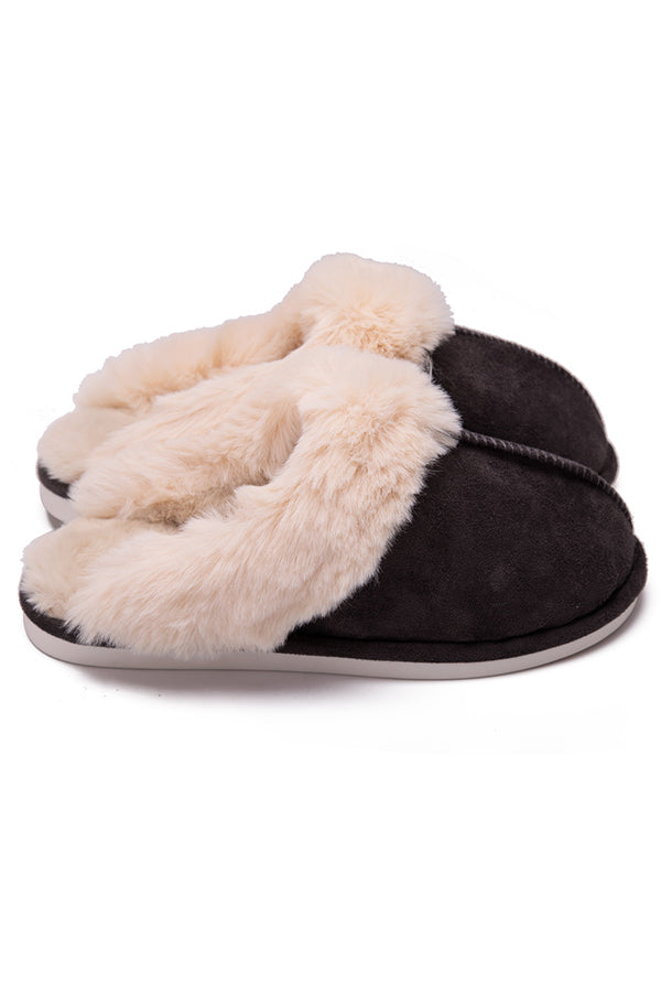 Cozy Plush Cotton Slippers for Women & Men - Soft Indoor House Shoes with Non-Slip Sole - Perfect for Winter, Home, Office and Hotel Use