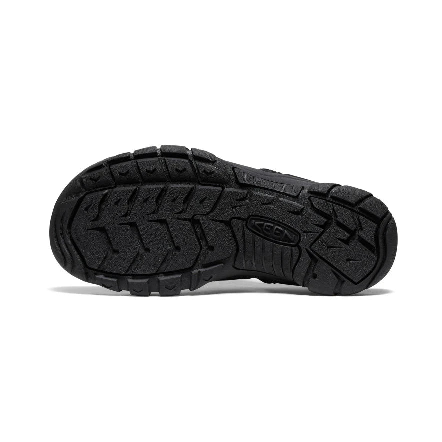 Women's Newport H2 Sandals - Triple Black Comfortable Slide Sandals for Beach, Pool, and Casual Wear