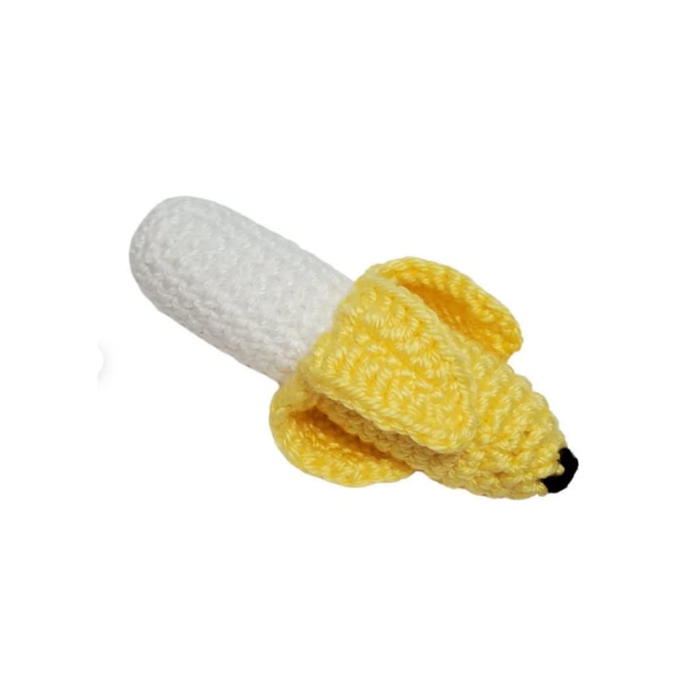 Handmade Crocheted Catnip Banana Toy - 8