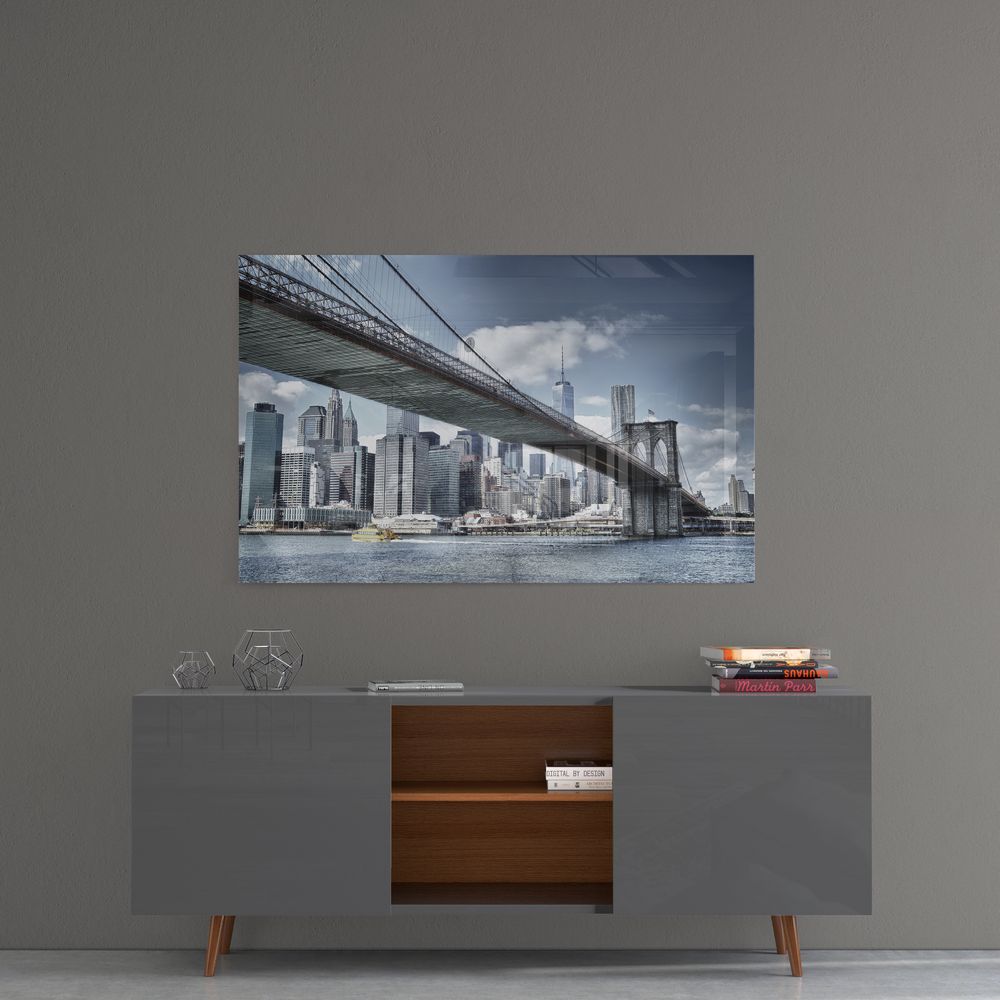 Brooklyn Bridge Replica Model - Detailed Miniature Statue for Home & Office Decor | Perfect Gift for New York Lovers & Travel Enthusiasts