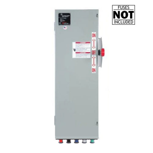 Cam Lock Fused Disconnect Switch Double Throw - Heavy Duty Electrical Safety Switch for Industrial Equipment & Power Distribution | Perfect for HVAC Systems, Generators & Motor Control Applications