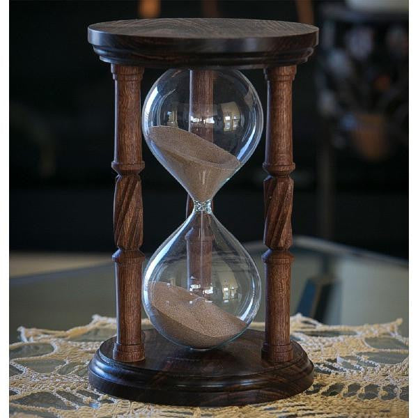 Premium Solid Chechen Wood Hourglass Urn - Handcrafted Memorial Keepsake for Ashes - Perfect for Home Display, Funeral Services & Memorial Gifts