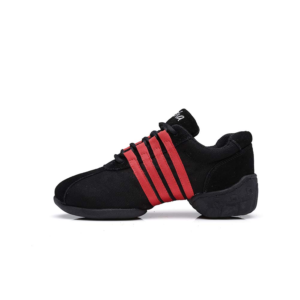Hipposeus Women's Breathable Dance Sneakers - Modern Jazz & Fitness Shoes for Women - Lightweight Comfortable T01 Model - Perfect for Dance Classes, Workouts & Casual Wear