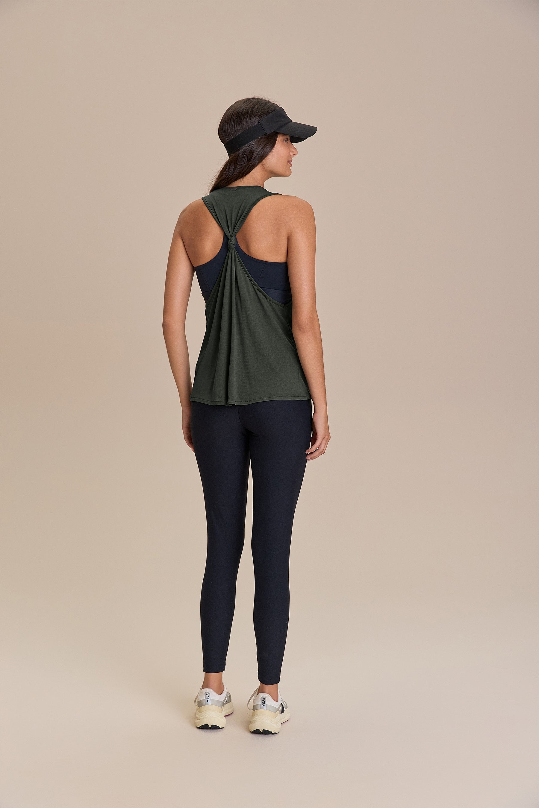 Comfortable Racerback Tie Tank Top for Women - Soft Stretchy Workout Shirt - Perfect for Yoga, Running & Gym