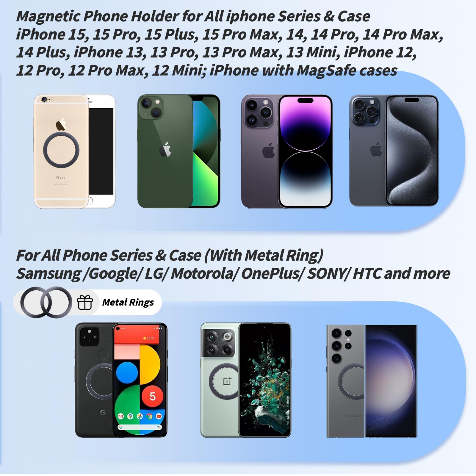 Universal Tesla Model 3/Y/S/X Phone Mount Holder - Foldable Hidden Car Accessory for iPhone & Android (2024-2025) | Perfect for Road Trips, GPS Navigation & Hands-Free Driving