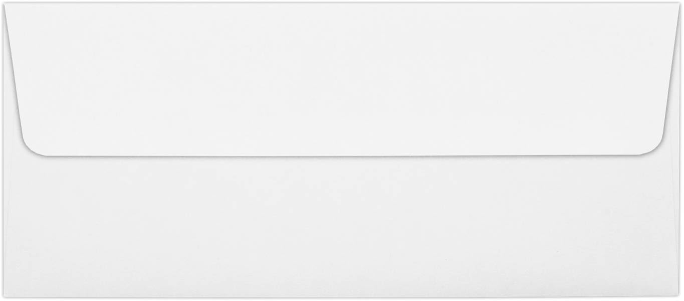 Premium LUXPaper #10 Foil Lined Business Envelopes - Self Seal Peel & Press Closure - 4 1/8
