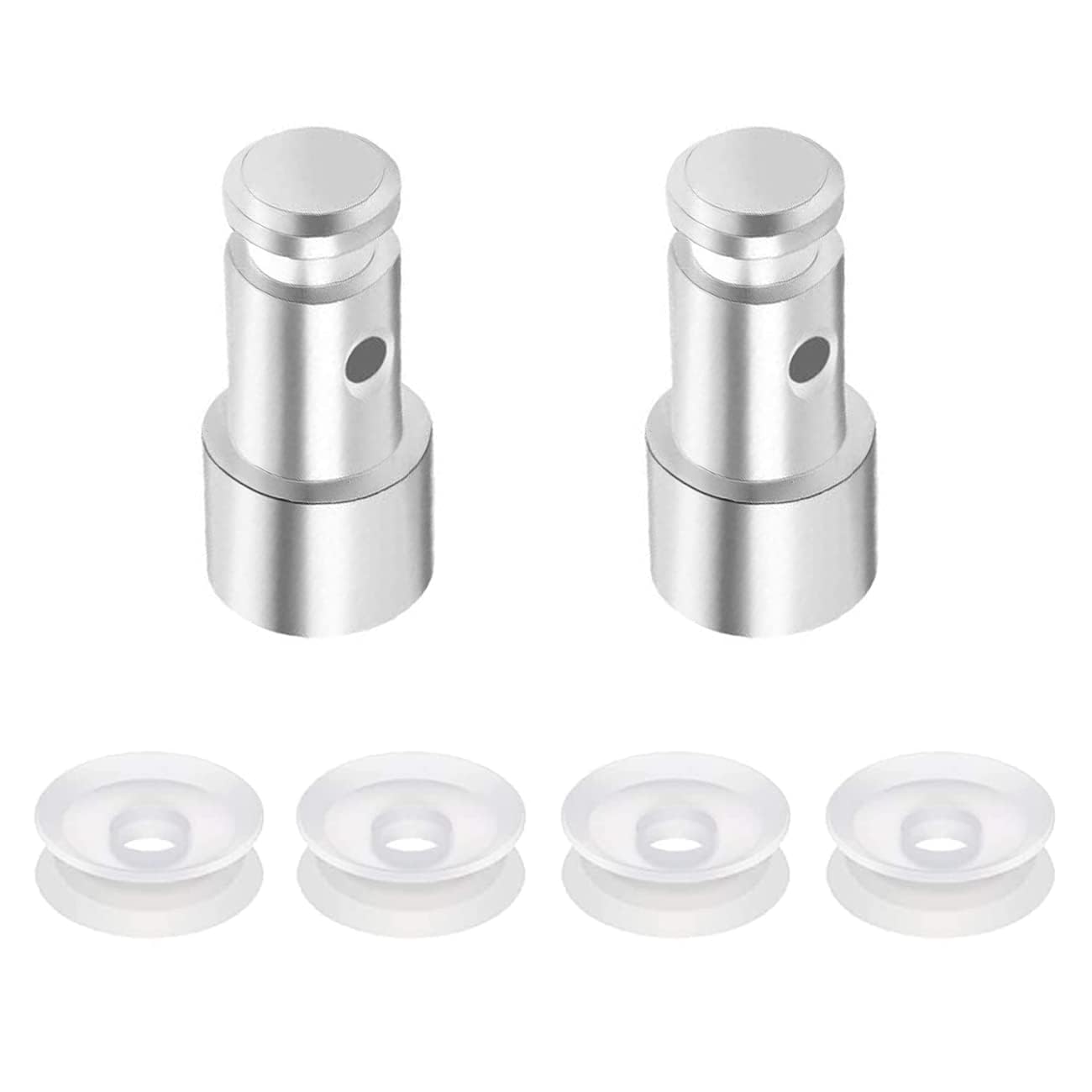 2-Pack Universal Replacement Float Valves & 4-Pack Sealer Gaskets - Compatible with Pressure Cookers XL, YBD60-100, PPC780, PPC770, PPC790 - Perfect for Pressure Cooker Maintenance & Safety Upgrades