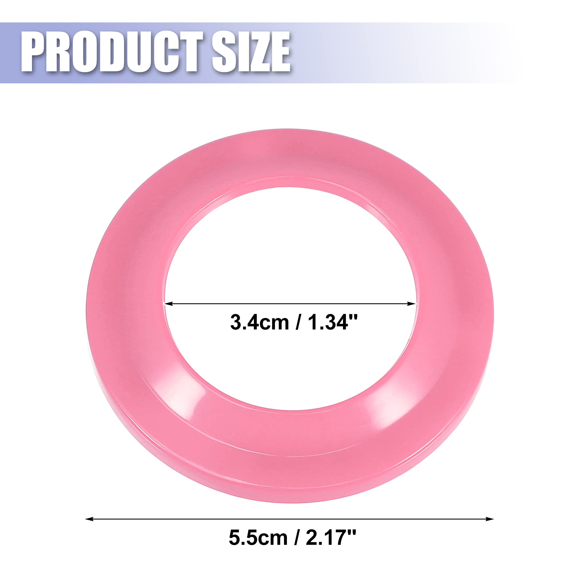 X AUTOHAUX 2PCS A-Pillar Speaker Grille Covers - Interior Accessories for Jeep Wrangler JK (2007-2014) - Pink - Upgrade Your Car Audio & Enhance Interior Style