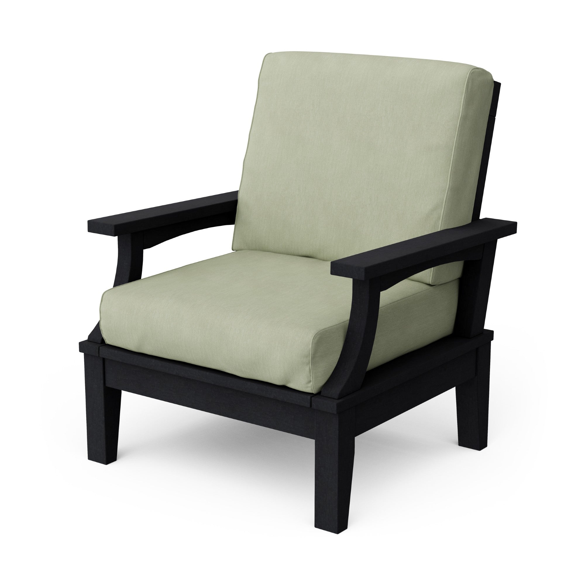 Heritage Deep Seating Patio Chair with Weather-Resistant Cushions - Outdoor Lounge Furniture for Garden, Poolside & Backyard Relaxation