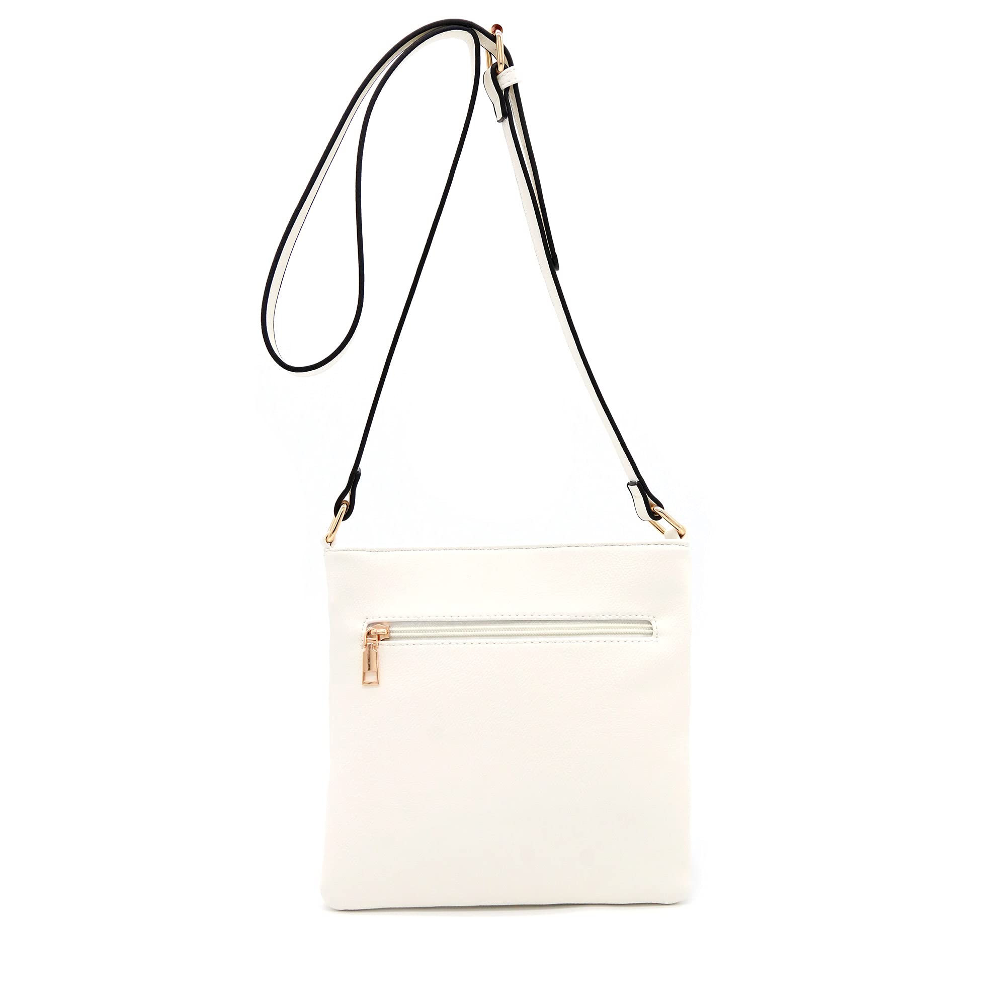 Stylish Medium Crossbody Bag for Women - Gold Plated Classic Purse - Perfect for Work, Travel & Everyday Use