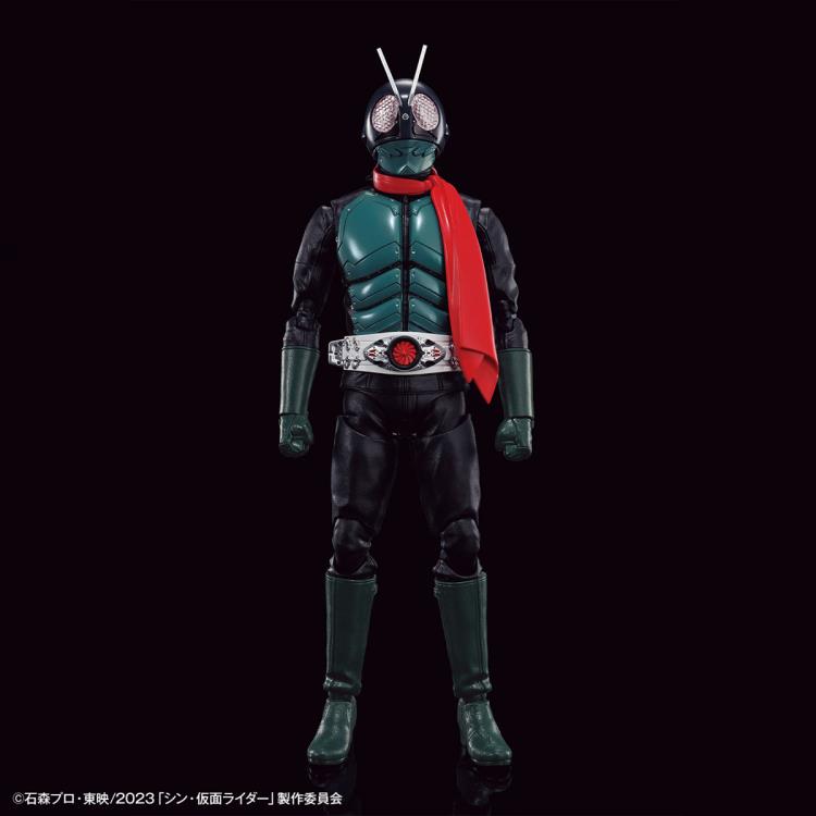 Figure Rise Standard Kamen Rider Shin Masked Rider Action Figure Model Kit - Build & Collect for Anime Fans & Japanese Tokusatsu Enthusiasts