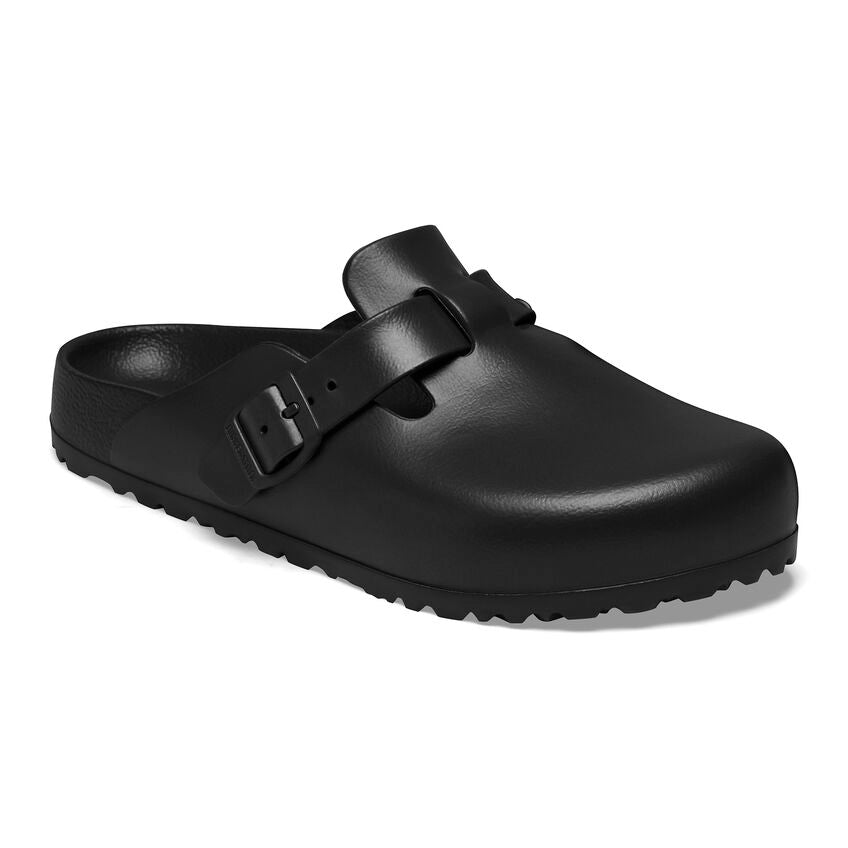 Birkenstock Boston Essentials EVA Clogs in Black | Comfortable & Lightweight Unisex Sandals for Men & Women | Perfect for Home, Office & Casual Wear