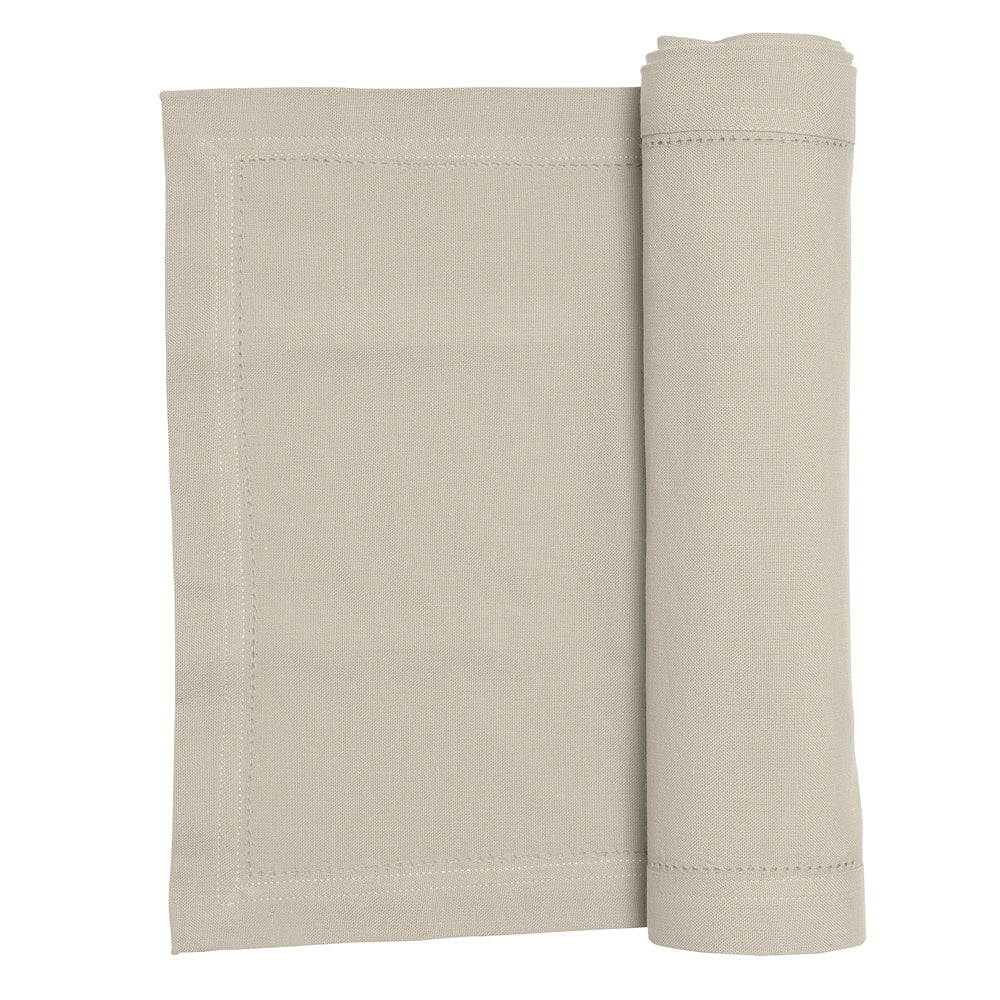 Premium Hemstitch Table Runner in Oatmeal - 180cm (70.8