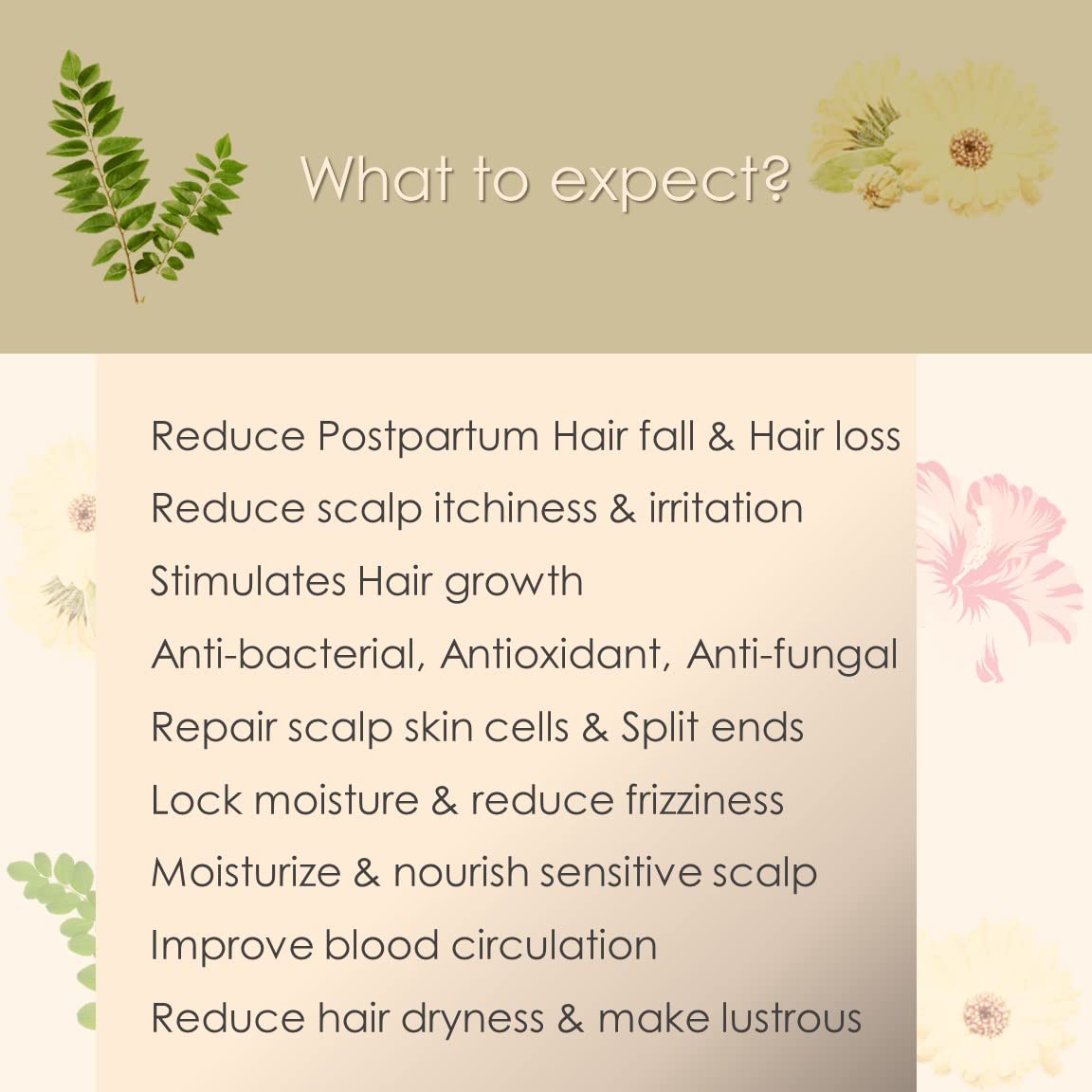 Mihaana Matram Mother Hair Oil for Postpartum Hair Loss Control - Dry Hair Treatment with Calendula & Hibiscus Extracts - 100ml Hair Strengthening Oil for New Moms - Perfect for Post-Pregnancy Hair Care Routine