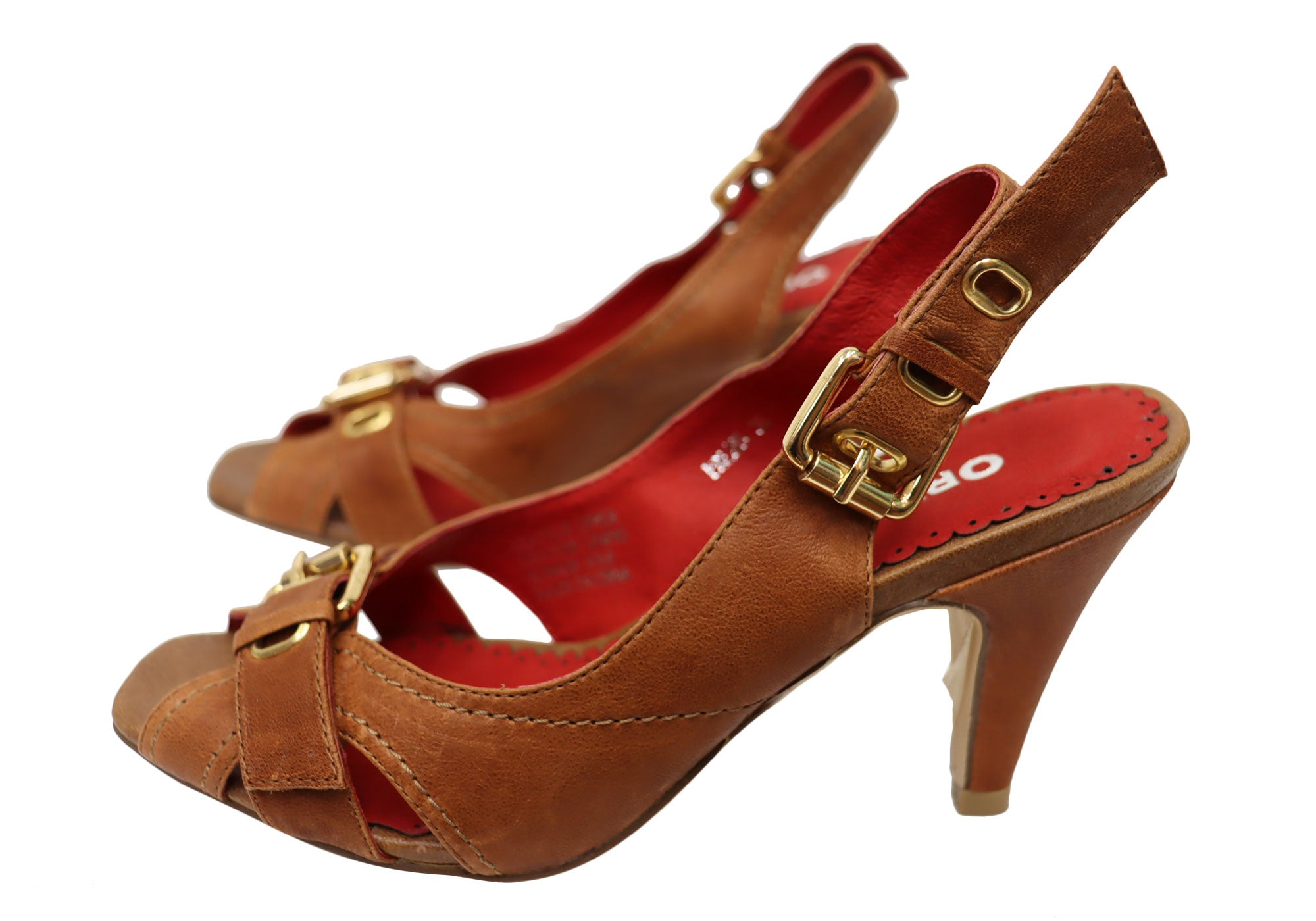 Orizonte Palms Women's Leather Heel Sandals - Comfortable High Heel Dress Shoes for Women - Perfect for Weddings, Parties & Office Wear