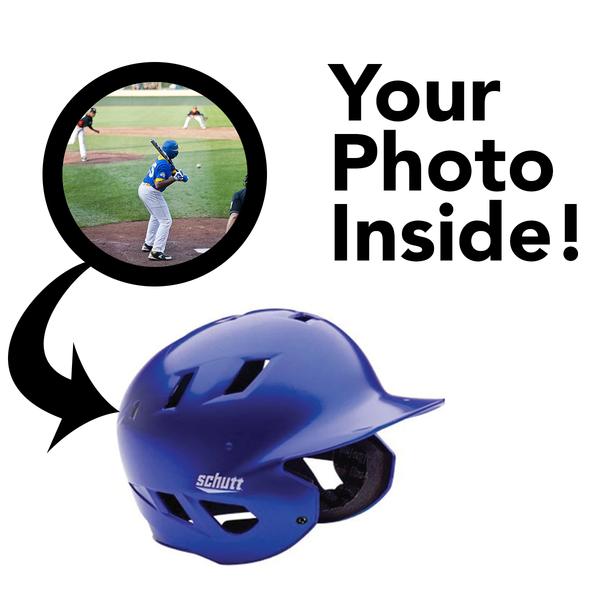Custom Baseball Helmet - Personalized Protective Gear for Baseball Players - Perfect for Games, Practice & Training Sessions