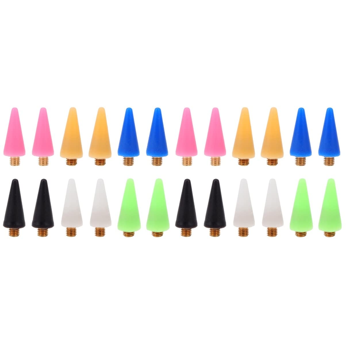 FRCOLOR 24-Piece Wax Replacement Rhinestones Picker Set - Wax Head Rhinestone Pen with Wax Tips & Replacement Heads - Professional Nail Art Tools for Manicure & Gemstone Application - Perfect for Salon, Home Nail Care & DIY Beauty Projects