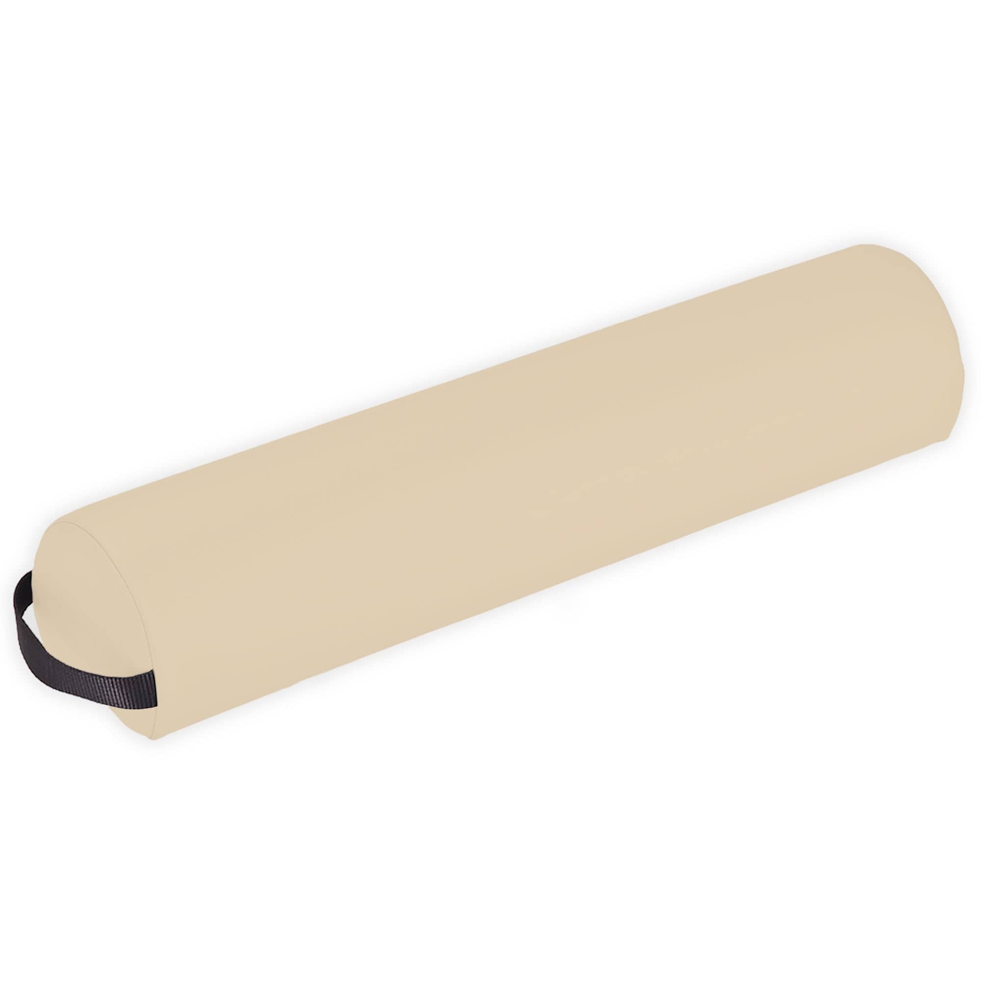 3/4 Round Massage Bolster for Yoga, Meditation & Physical Therapy - Support Cushion for Back, Neck & Leg Pain Relief - Perfect for Home, Studio & Rehab Use