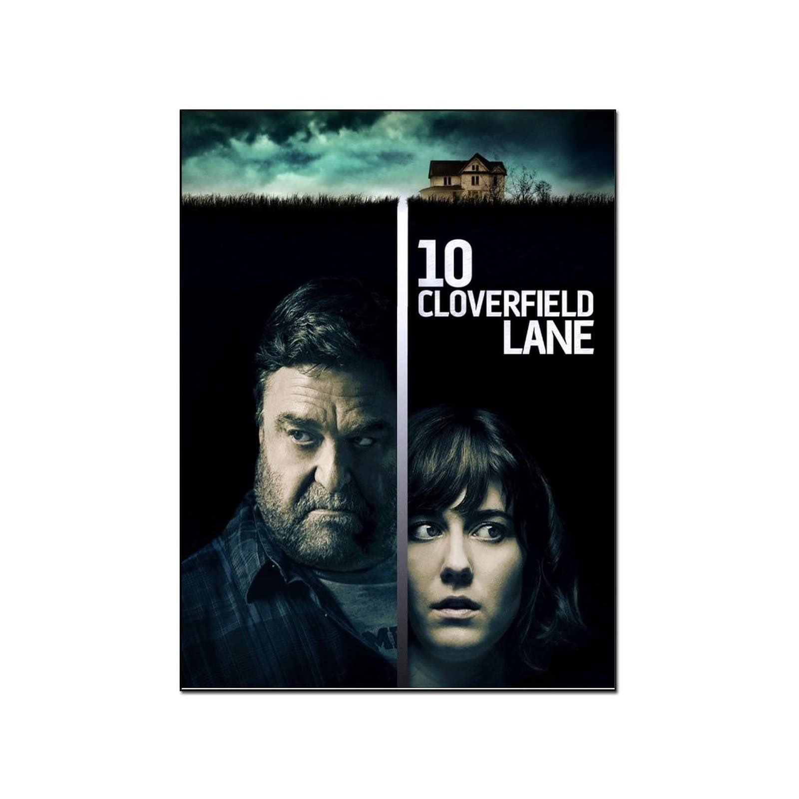 Cloverfield Lane Movie Poster Canvas Wall Art Print - 24x32 Inch (60x80cm) - Vintage Film Aesthetic Decor for Bedroom, Living Room & Home Theater