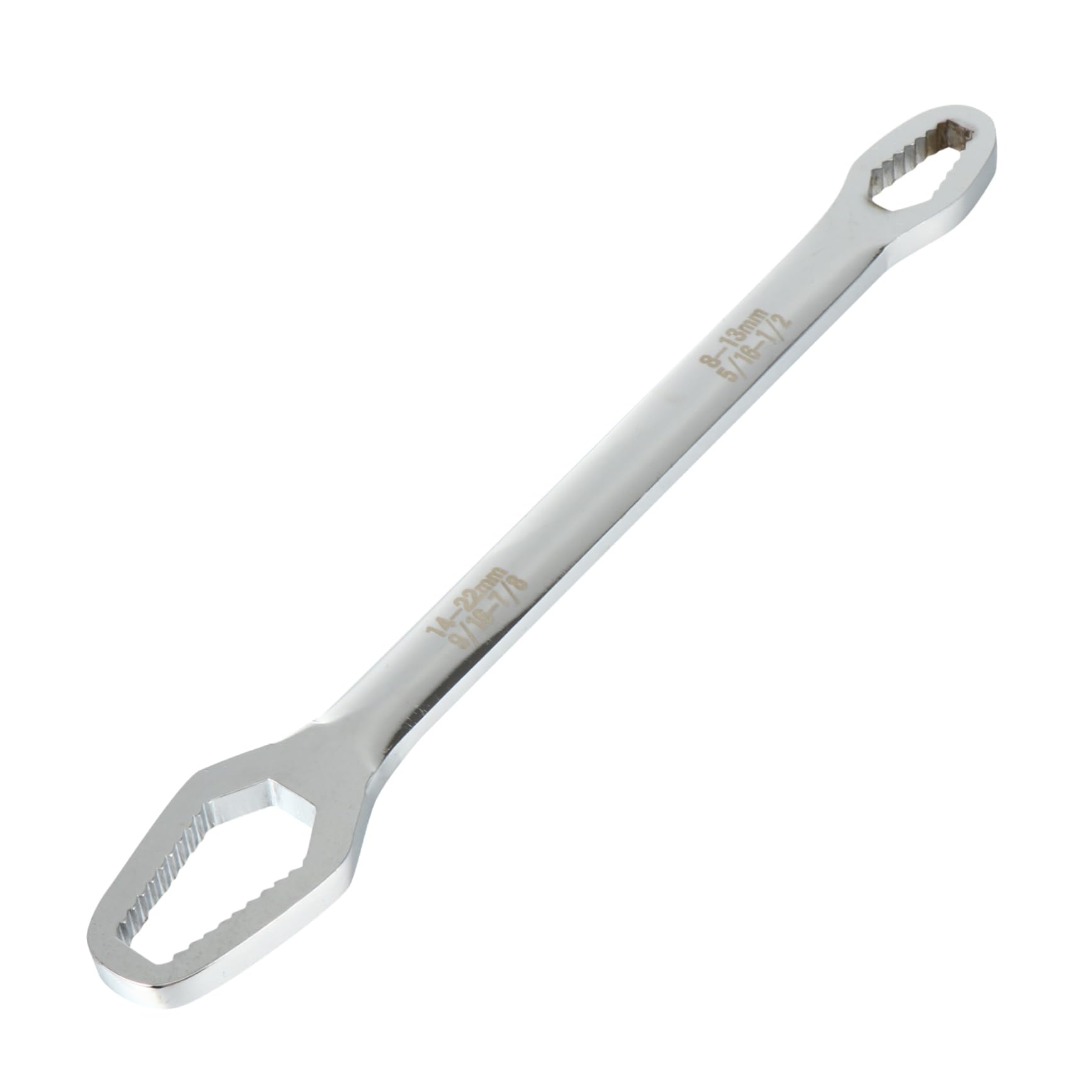 DOITOOL 2-Piece Universal Adjustable Wrench Set - Self-Tightening Spanner for Screws & Nuts - Chrome Vanadium Steel Construction - Silver Double Ended Multipurpose Tool - Perfect for Plumbing, Automotive & DIY Home Repairs