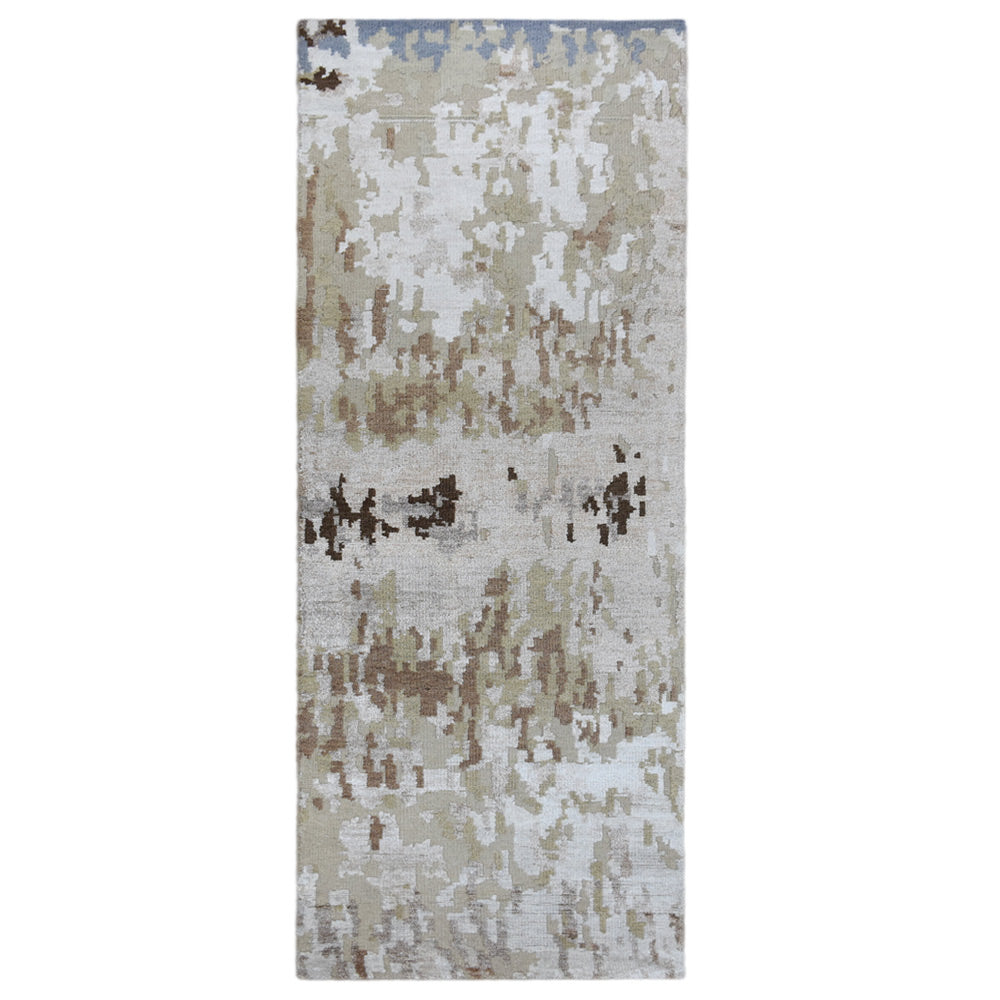 Handmade Ecliptic Hand Knotted Rug - Bohemian Style Wool Area Rug for Living Room, Bedroom & Home Decor - Perfect for Boho Chic, Farmhouse & Modern Interior Design