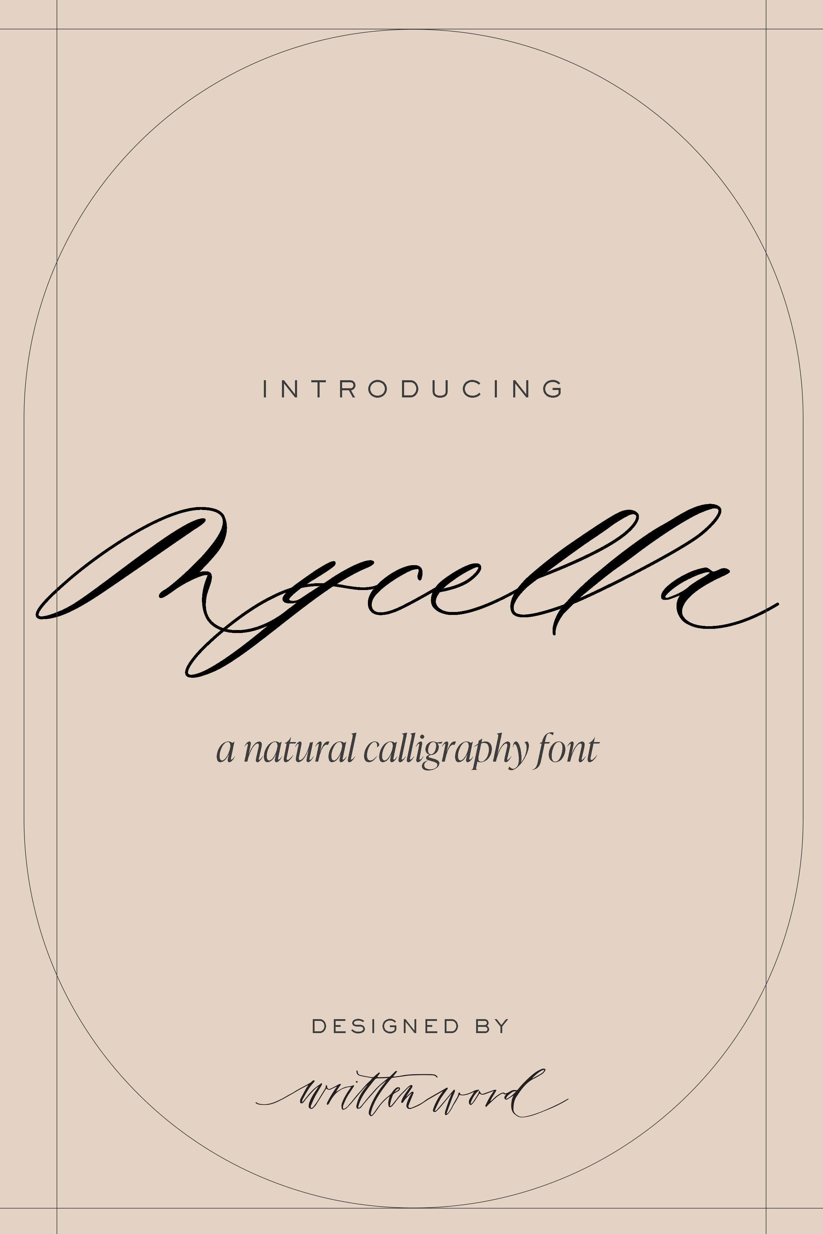 Mycella Elegant Calligraphy Font - Perfect for Wedding Invitations, Logos & Branding Designs