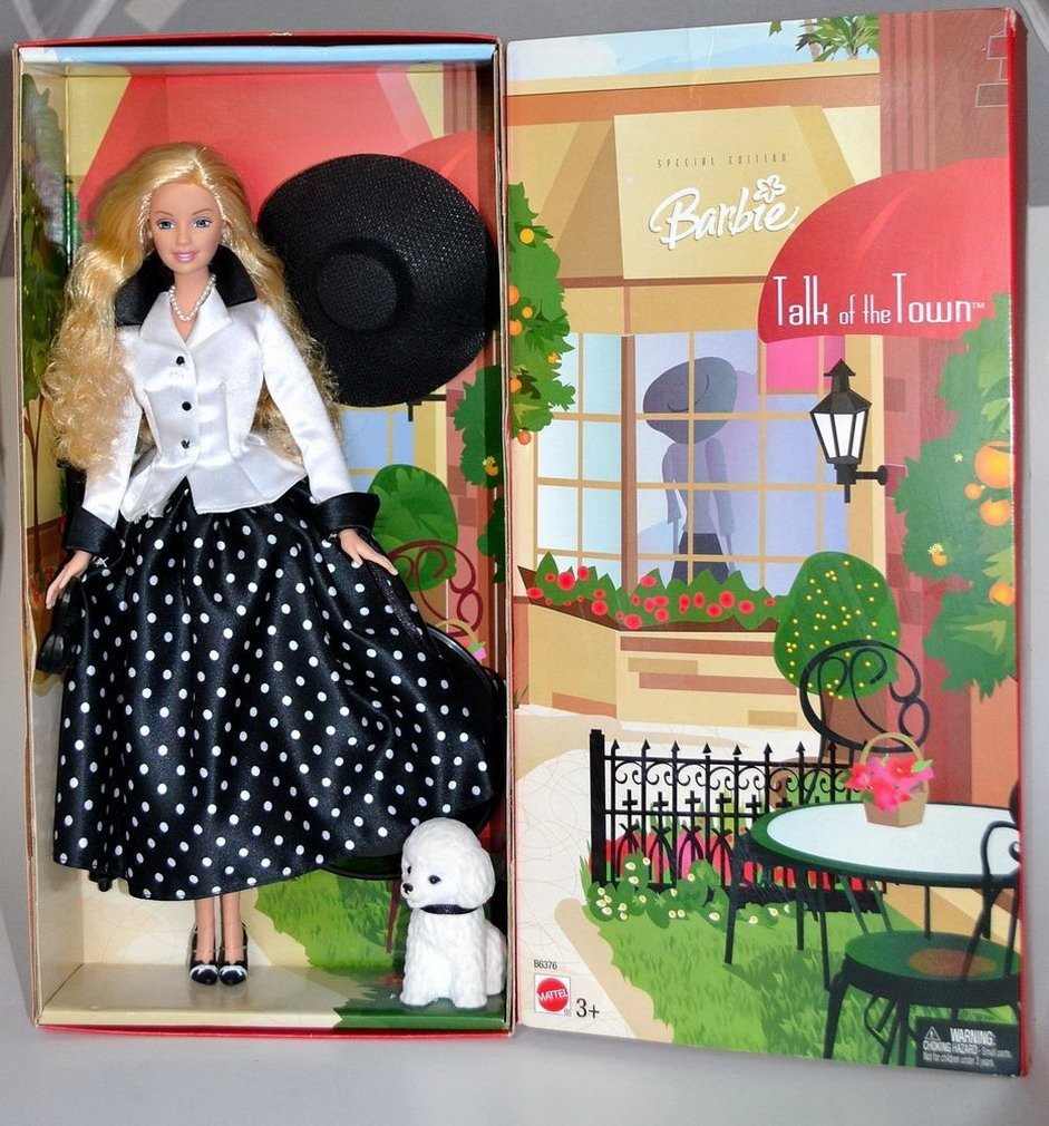 Barbie Avon Talk of the Town Doll with Pet Dog - Perfect for Kids' Playtime & Collectors