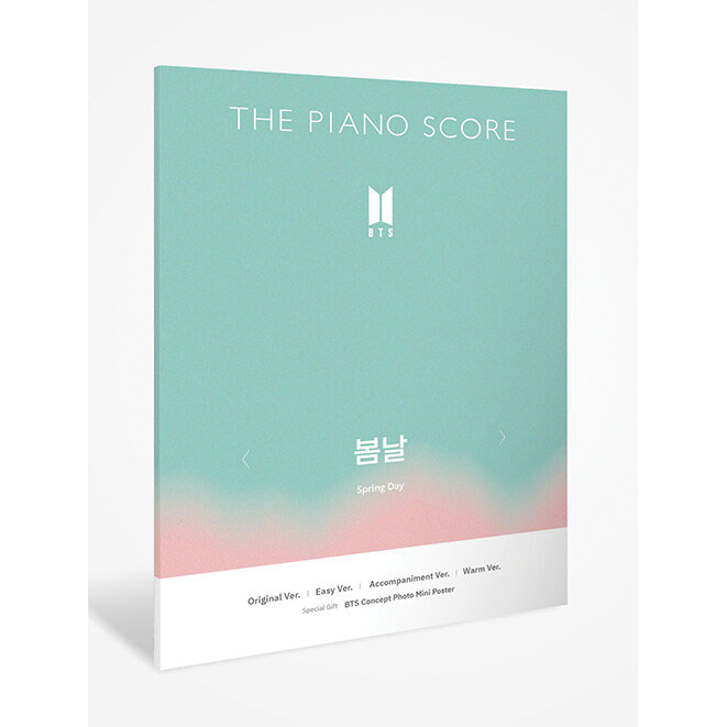 BTS THE PIANO SCORE: BTS [SPRING DAY] Sheet Music Book - Perfect for Piano Players, Fans & Music Lovers - Learn to Play BTS Songs at Home, School or Performances