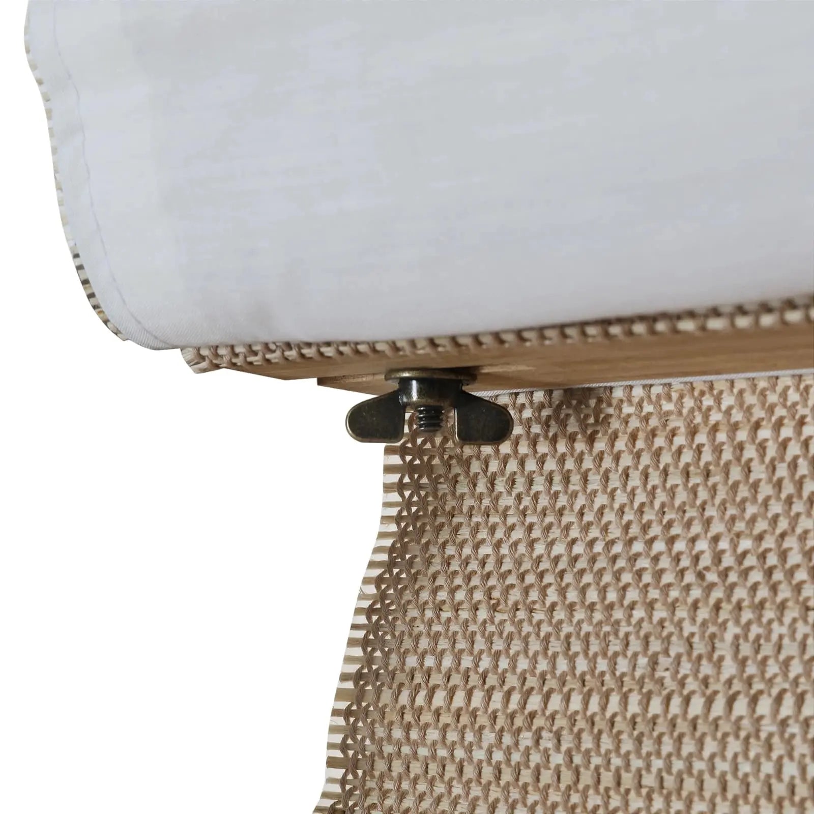 Natural Ramie Bamboo Woven Window Shade - Eco-Friendly Coconut Fiber Blinds for Living Room, Bedroom & Patio - Light Filtering & UV Protection