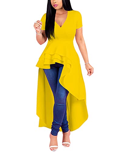 3# Yellow( V Neck )
