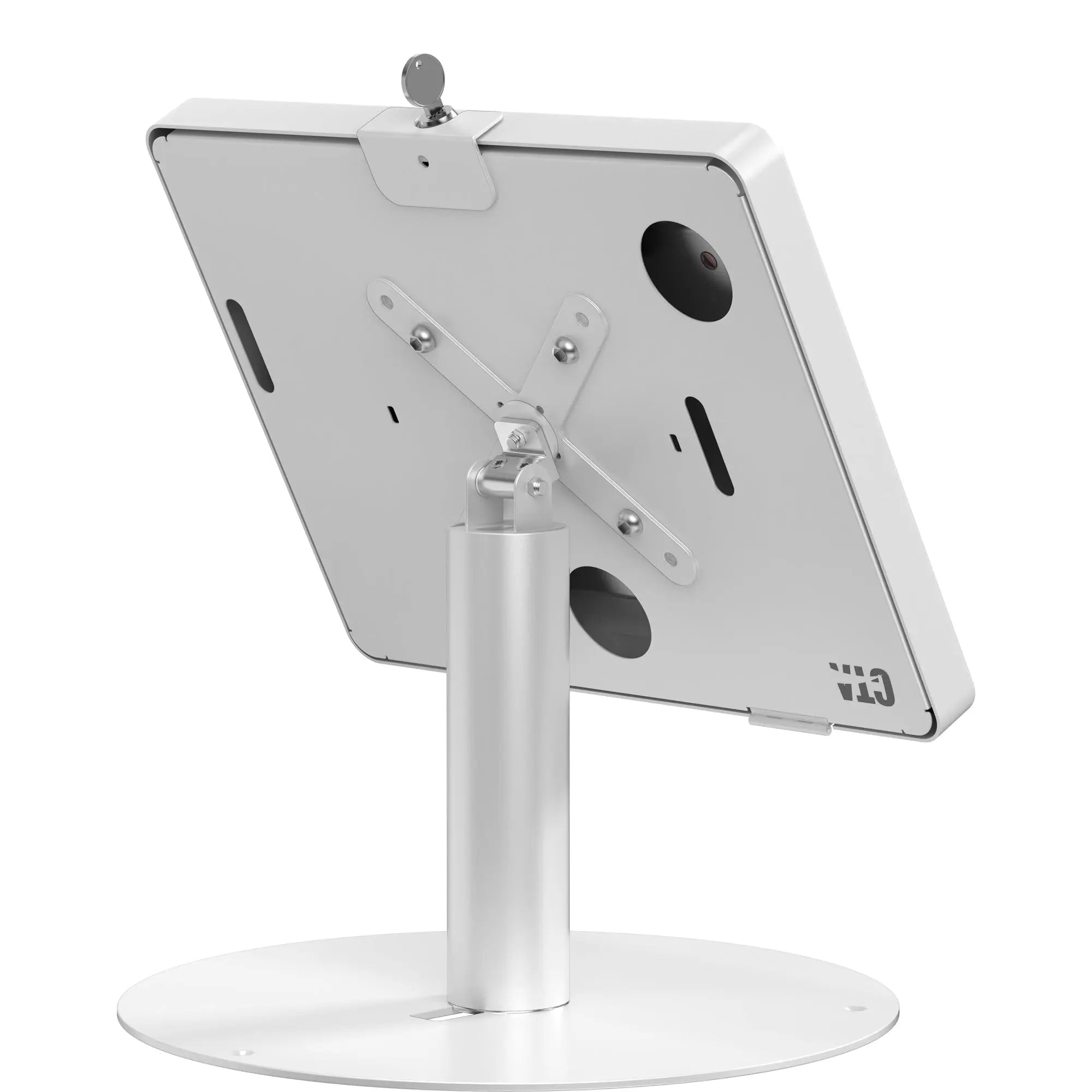 HyperFlex Security Tablet Kiosk Stand - Heavy Duty Adjustable Mount for iPad & Android Tablets - Perfect for Retail, Restaurants, and Self-Service Kiosks