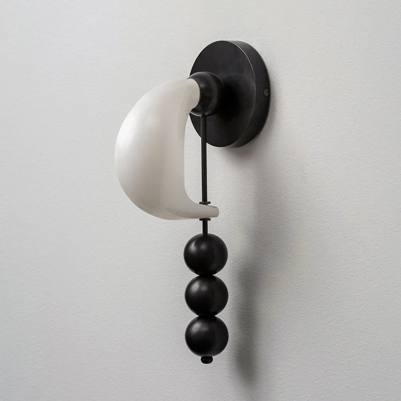 Luna Orbit Wall Lamp - Modern LED Wall Light Fixture for Bedroom, Living Room, and Hallway - Dimmable Ambient Lighting for Home Decor