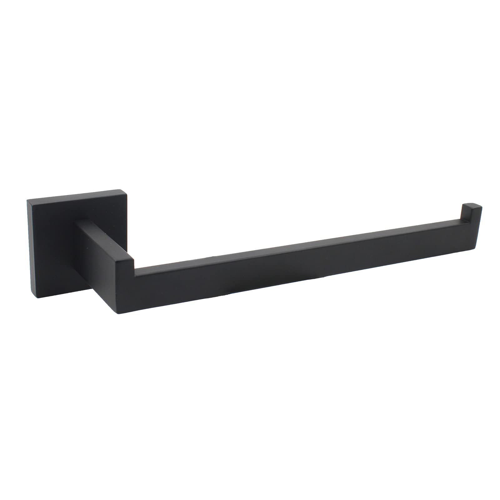 ULIFESTAR Heavy Duty Stainless Steel Towel Rack Set - Black Wall Mounted Hand Towel Ring & Toilet Paper Holder for Bathroom, Kitchen, Hotel or Home - Durable Hardware for Daily Use and Space Saving Organization