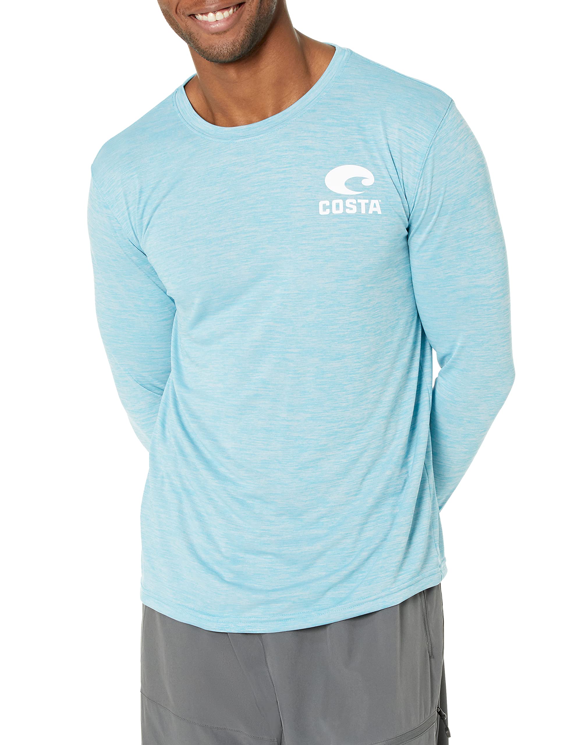 Costa Del Mar Men's Tech Angler Tuna Sunglasses - Polarized Fishing Glasses for UV Protection & Glare Reduction - Perfect for Saltwater Fishing & Outdoor Adventures