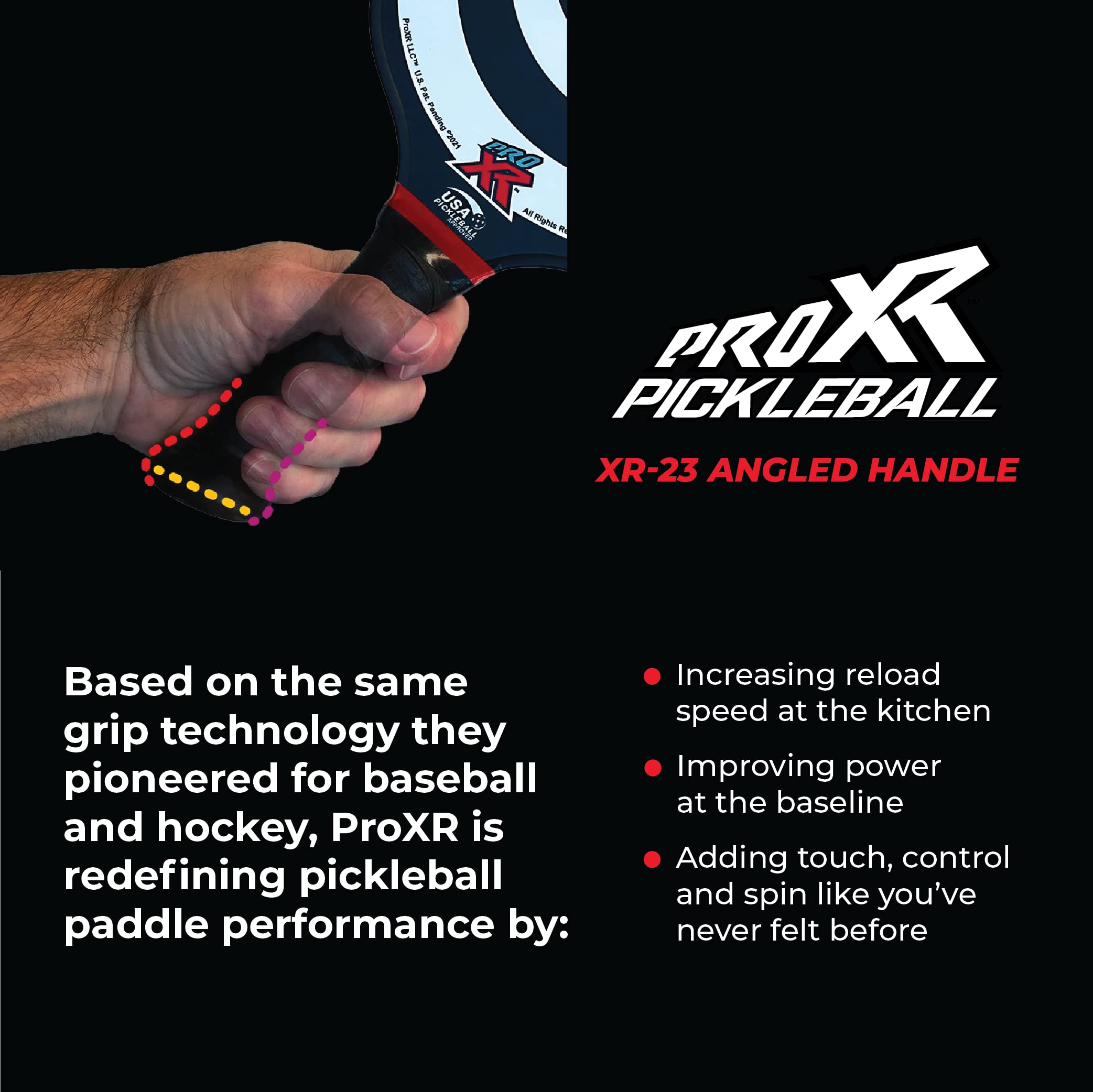 ProXR Signature Graphite Pickleball Paddle with Cover - Premium Lightweight Pickleball Racket for Indoor & Outdoor Play - Perfect for Beginners & Advanced Players