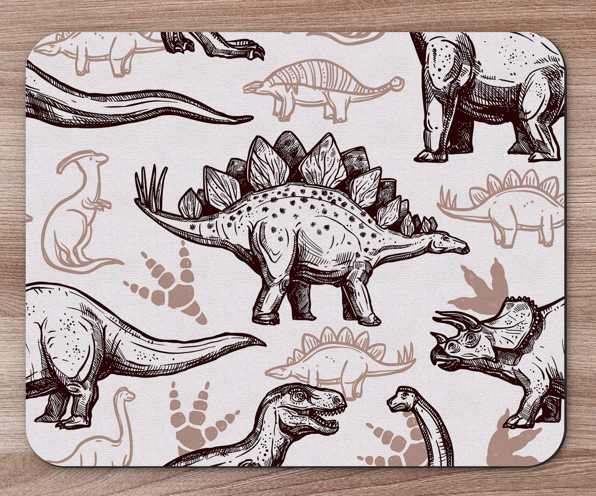 **Kids Dinosaur Mouse Pad - Non-Slip Desk Mat for Children's Study & Gaming - Cute Office & Home Decor for Boys & Girls - Perfect for School, Work & Play**