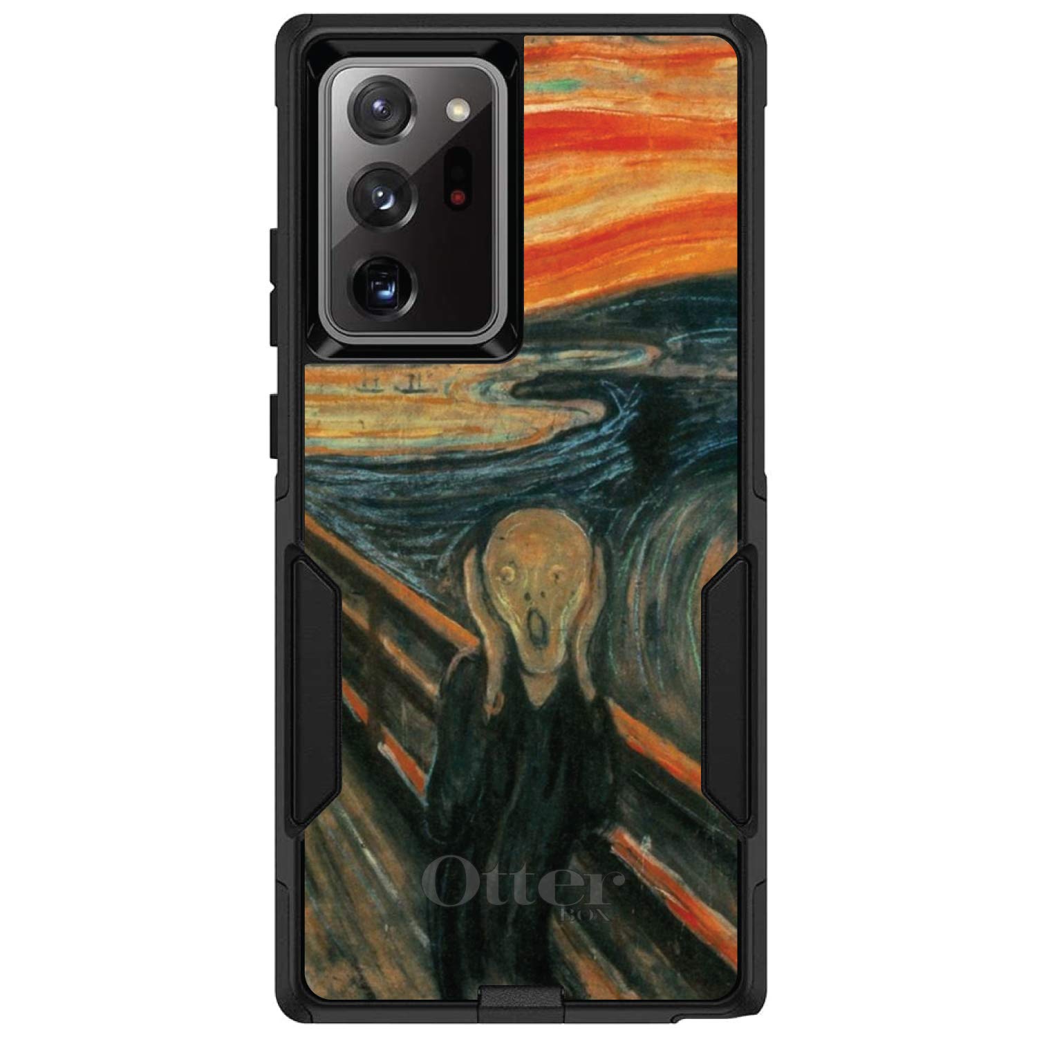DistinctInk Samsung Galaxy Note 20 Ultra Case (6.9 Inch) - Premium Protective Phone Cover with Edvard Munch's The Scream Art Design - Durable Shockproof Replacement for OtterBox Commuter - Perfect for Work, Travel & Everyday Use