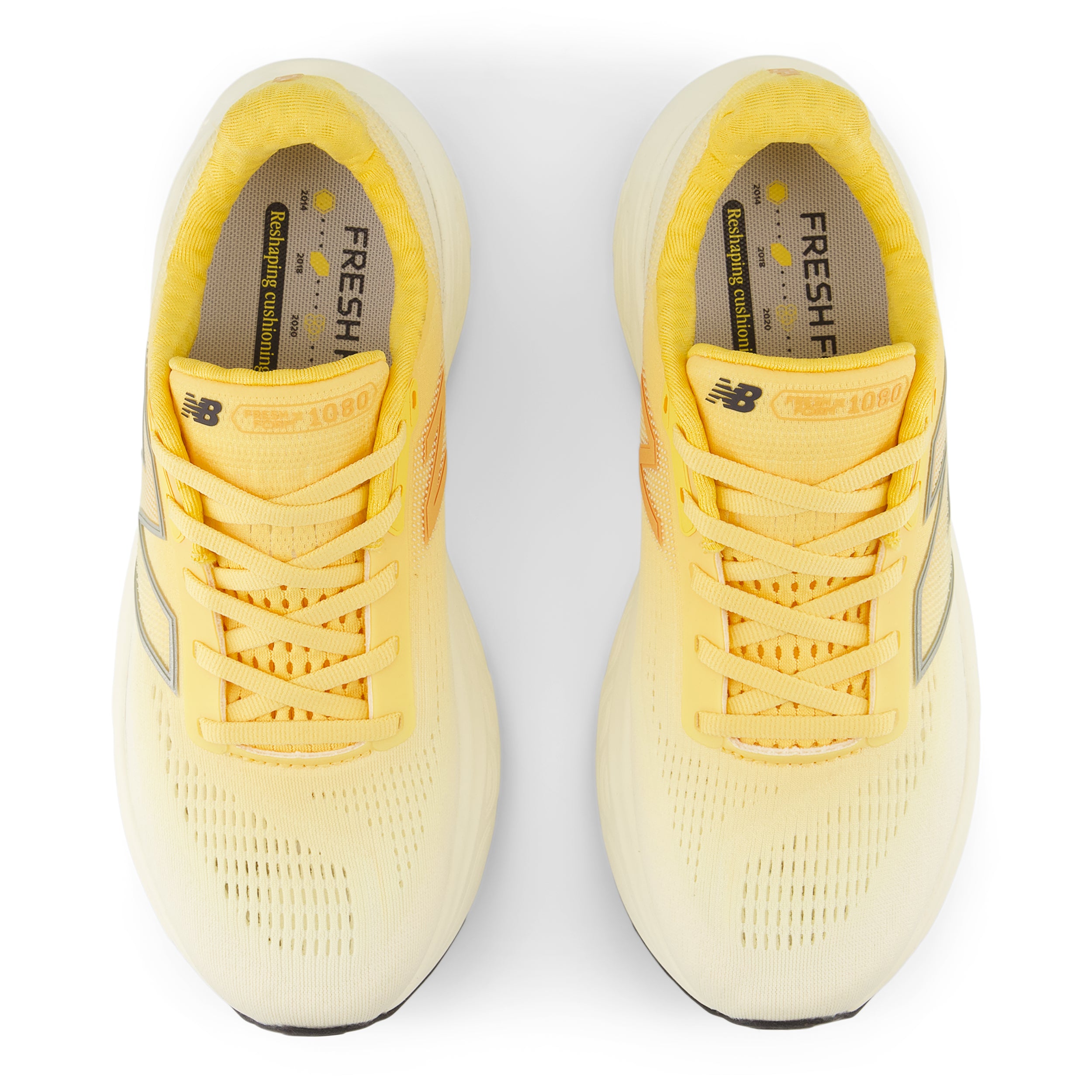 New Balance Women's Fresh Foam X 1080 v14 Running Shoes - Lightweight & Cushioned (Clementine/Angora/Dried Apricot) - Perfect for Jogging, Gym Workouts & Daily Wear