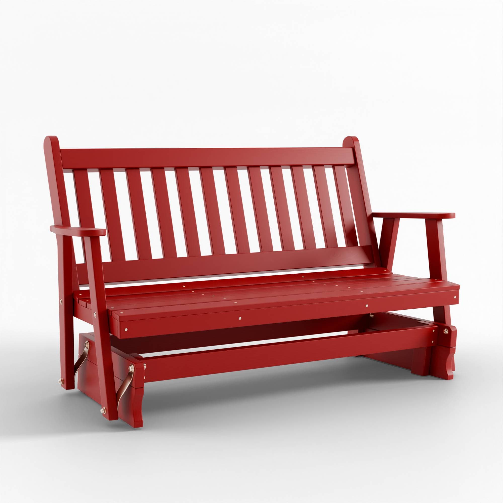 Keystone Amish Co. Franklin Porch Glider - Handcrafted Wooden Outdoor Swing for Patio, Garden & Backyard Relaxation | Perfect for Porch Sitting, Reading & Enjoying Nature