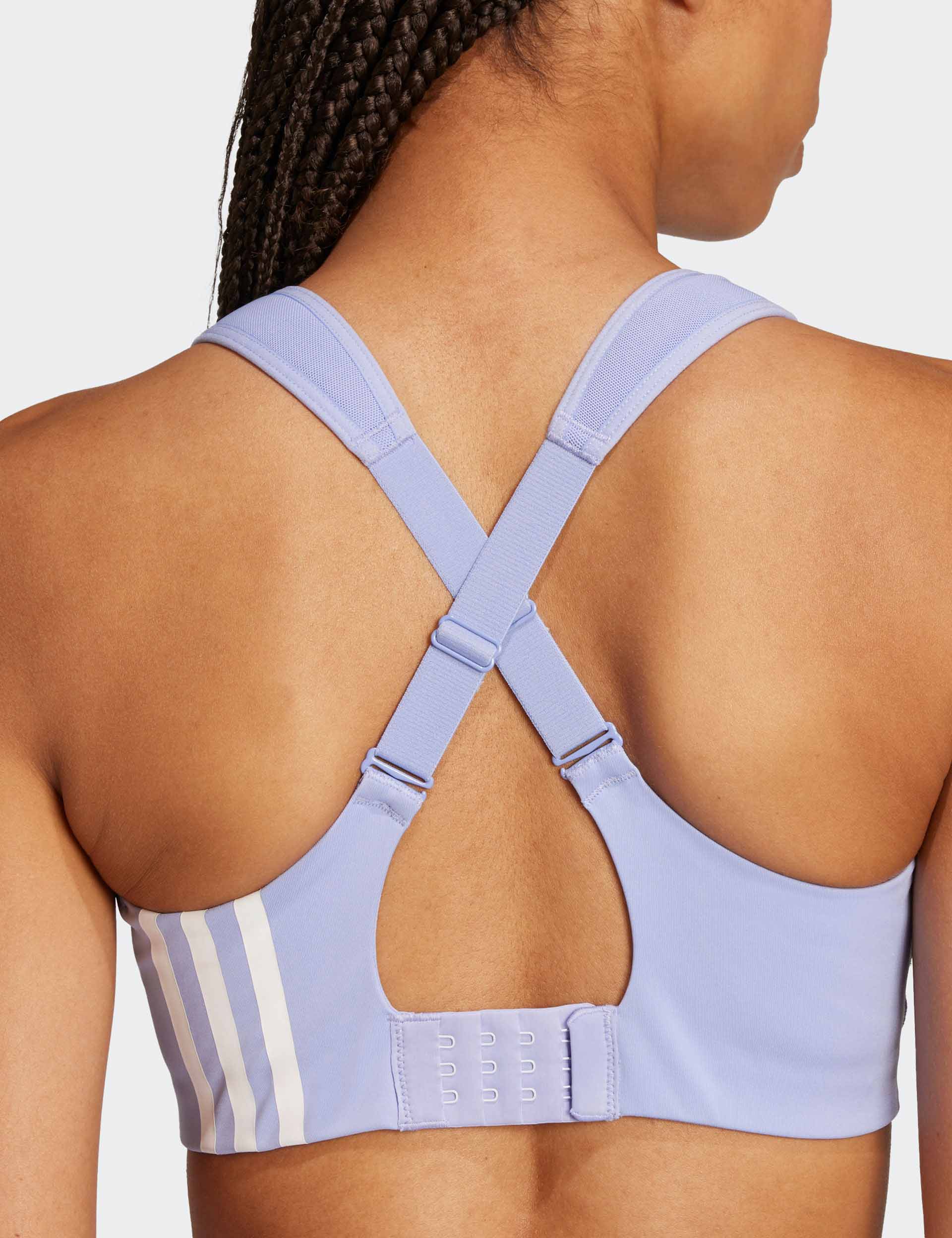 TLRD Impact Training High Support Sports Bra - Blue Spark | Workout, Running, Yoga & Gym for Women