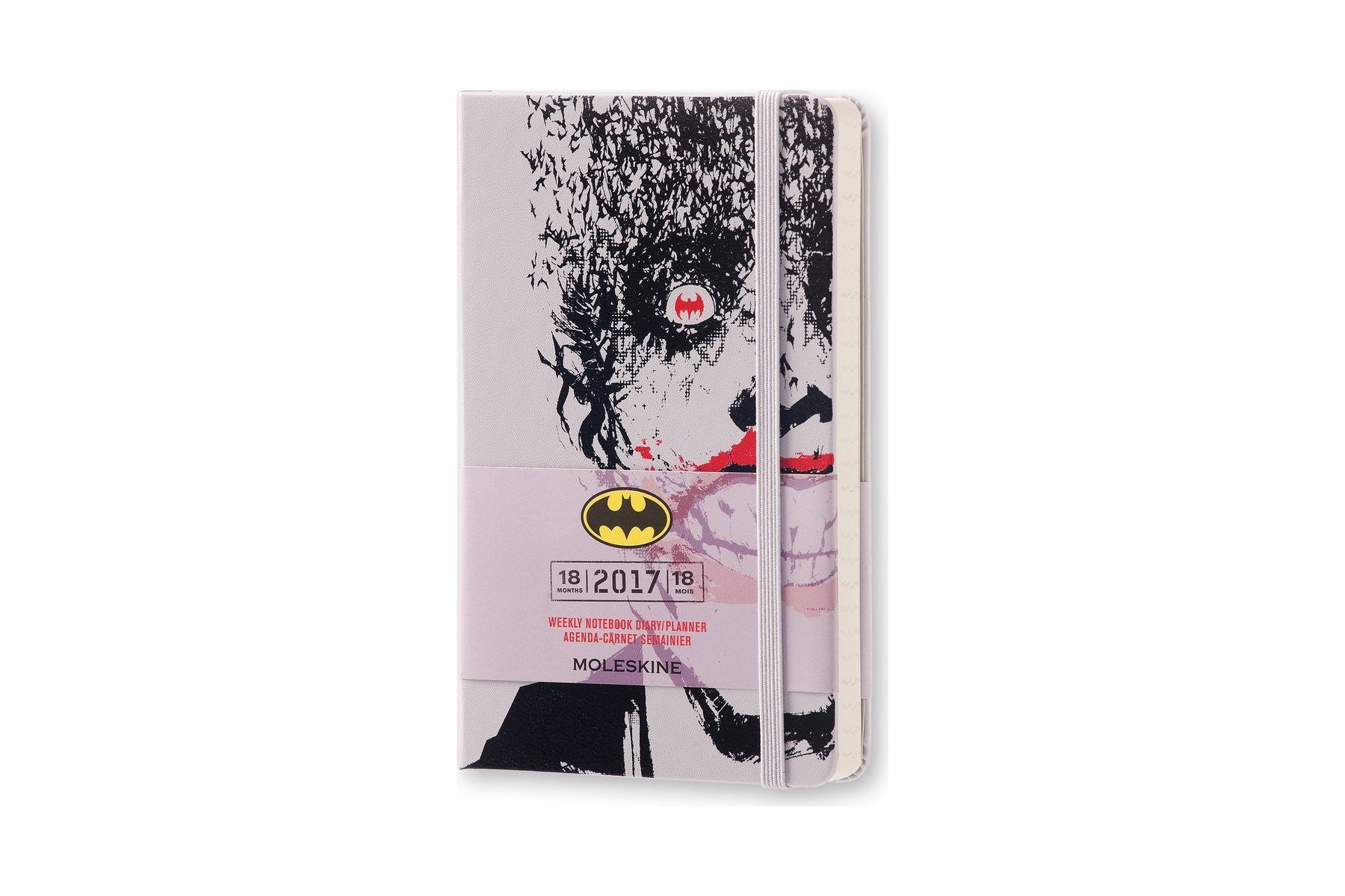 Moleskine Batman 18-Month Weekly Planner & Notebook - Limited Edition Superhero Collection - Perfect for Work, School, and Gift Giving