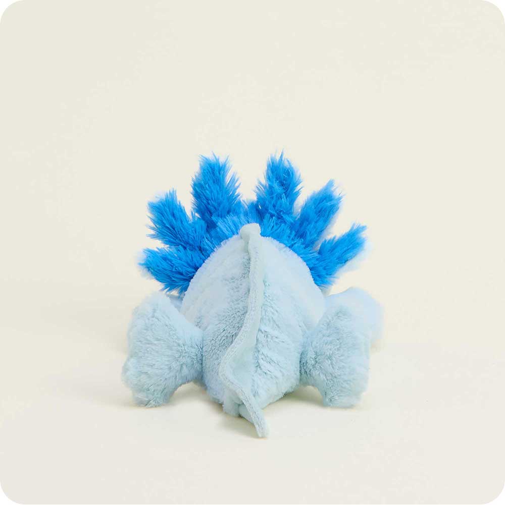 Blue Axolotl Warmies Junior - Microwavable Plush Heating Pad for Kids | Perfect for Bedtime, Stress Relief & Comfort