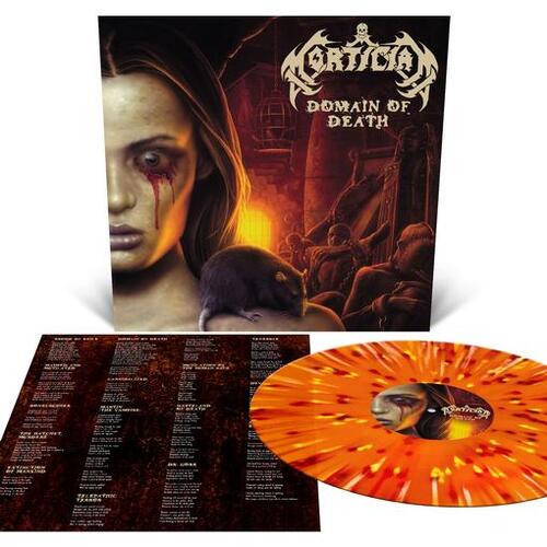 Mortician - Domain of Death Vinyl LP | Death Metal Music Album | Perfect for Metalheads & Record Collectors | Great for Home Listening & Music Collections