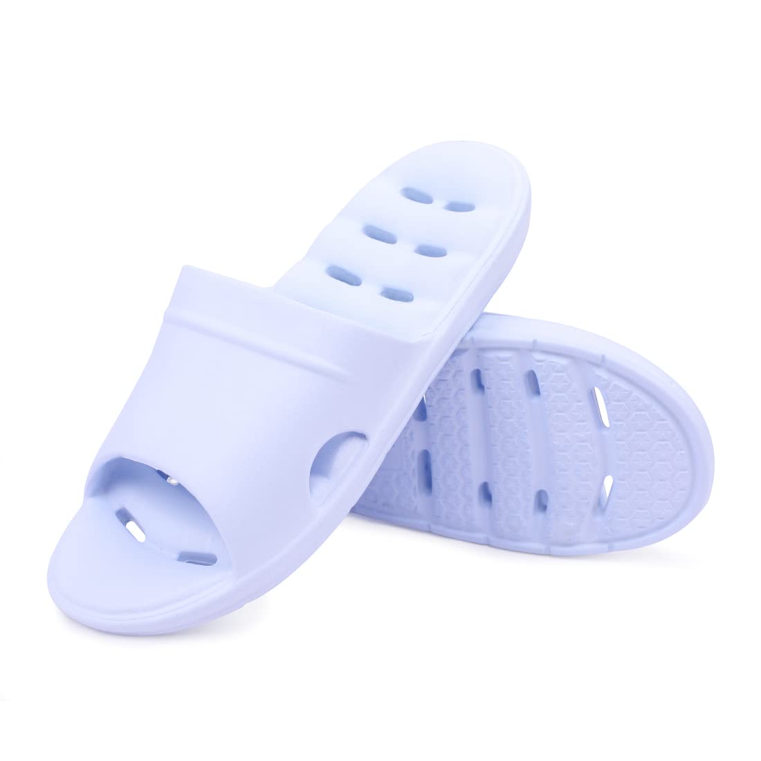 Non-Slip Women's Shower Slippers - Soft Bathroom Sandals with Comfortable Memory Foam for Home, Dorm & Spa Use | Waterproof House Shoes for Indoor/Outdoor Wear