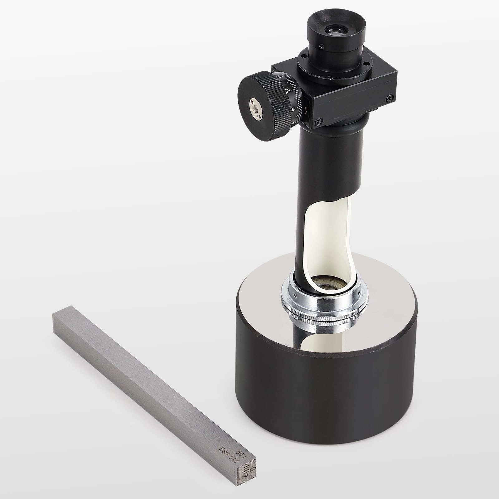 BAOSHISHAN Portable Brinell Hardness Tester with Digital Microscope - Metal & Casting Hardness Testing Kit w/5 Test Blocks - Ideal for On-Site Quality Control & Industrial Material Inspection