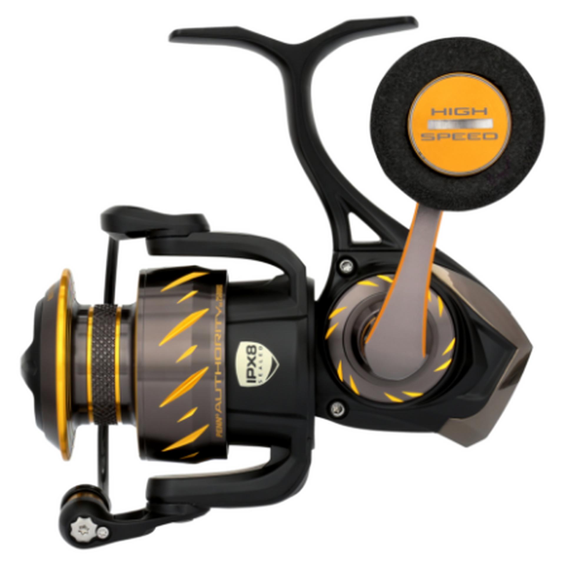 Authority® Spinning Reel - High Performance Saltwater Fishing Reel with Smooth Drag System | Perfect for Surf Fishing, Pier Fishing, and Offshore Angling