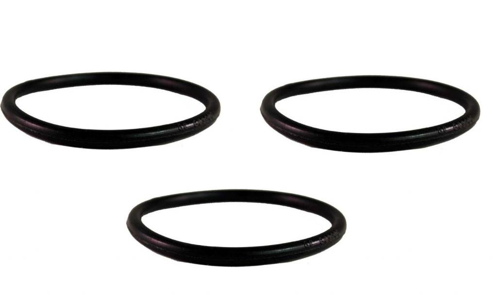 Sanitaire Round Vacuum Cleaner Replacement Part - Fits Upright Vacuums, Center Brushroll Mount, Includes 3 Belts (Black) - Perfect for Home Cleaning & Maintenance